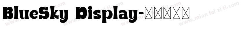 BlueSky Display字体转换